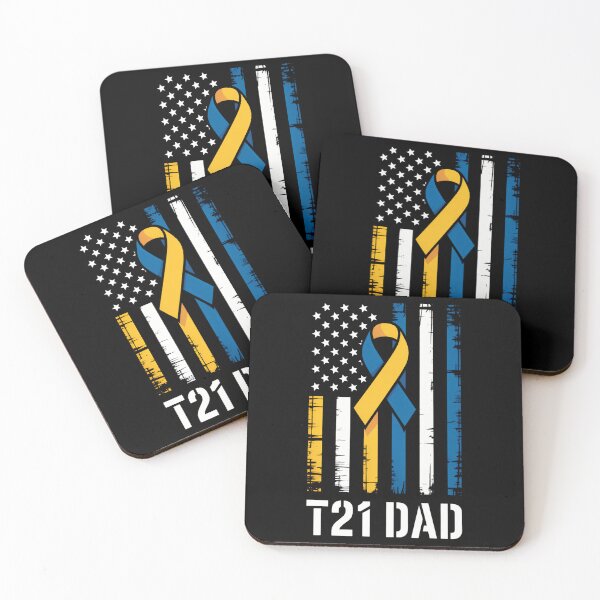 Item preview, T21 Dad American Flag Down Syndrome Awareness designed and sold by cosmicncozyS.