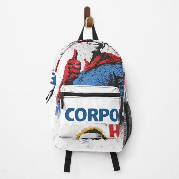 Item preview, Corporate Hero™ — Powered by PR (Sponsored Superhero Satire) designed and sold by BeetleDots.
