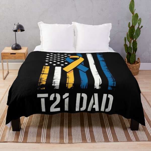 Item preview, T21 Dad American Flag Down Syndrome Awareness designed and sold by cosmicncozyS.