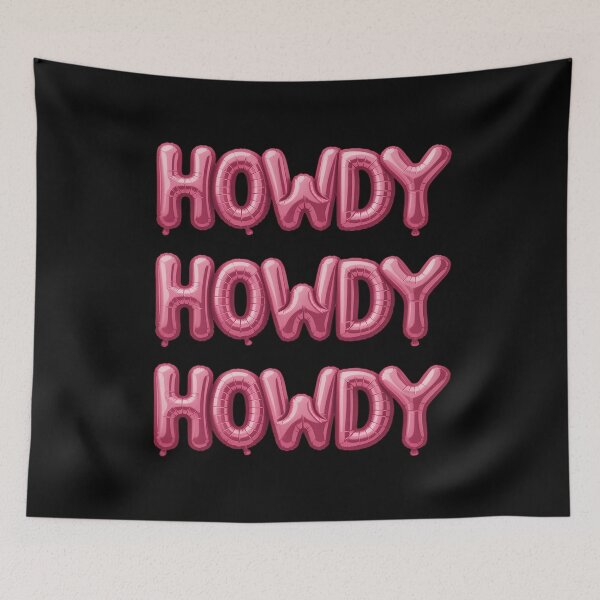 Artikelvorschau, White Howdy Rodeo Western Country Southern Cowgirl entworfen und verkauft von FluoroWave.