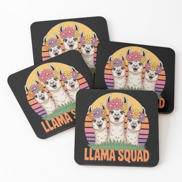 Item preview, Llama Squad Fun Cute Llama Matching Team Lover designed and sold by NicolaMail.