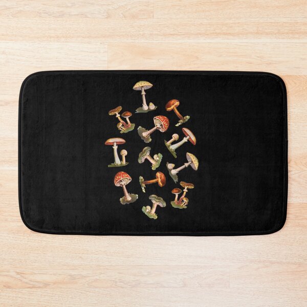 Item preview, Mushroom Pattern Minimal Fungi designed and sold by chonbesondhag.