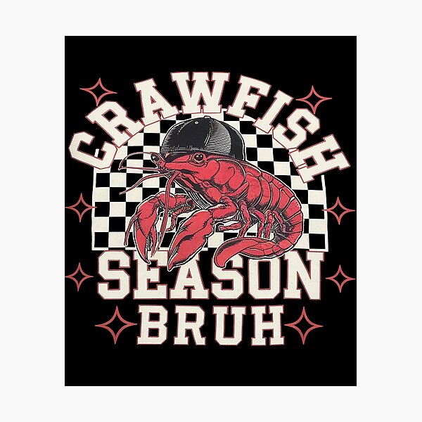 Item preview, Crawfish Season Bruh Funny Groovy Seafood Festival Boys Kids designed and sold by VerseFarm.