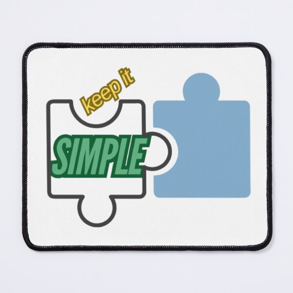 Item preview, “Keep It Simple – Minimalist Quote T-Shirt” designed and sold by rsuniquestyle.