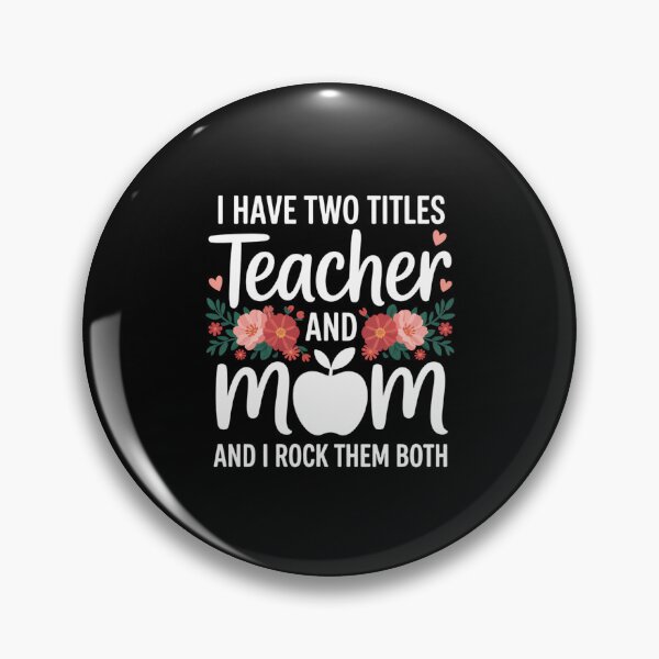 Item preview, Teacher and Mom Cute Mothers Day designed and sold by cosmicncozyS.