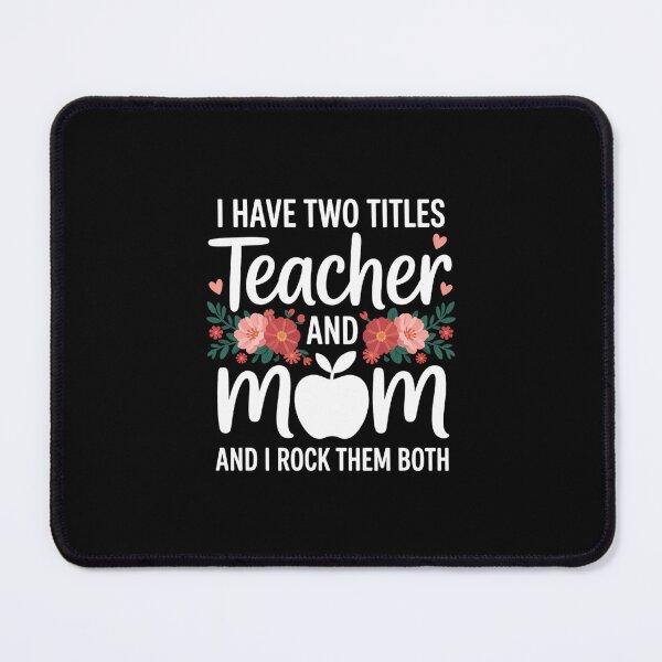 Item preview, Teacher and Mom Cute Mothers Day designed and sold by cosmicncozyS.