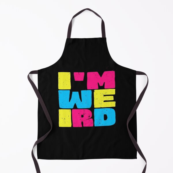 Item preview, Bold I'M WEIRD Typography – Distressed Colorful Quote for Individualists, Rebels & Creative Souls designed and sold by Bright Nest Studio.