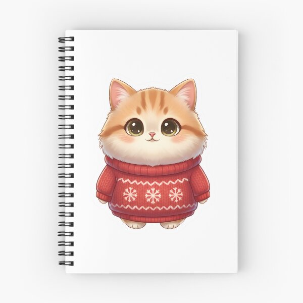 Item preview, Lucky Red Sweater Cat – Your Cozy Wealth-Attracting Companion designed and sold by JaiSoftStudio.