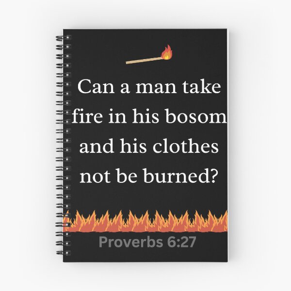 Item preview, Proverbs 6:27 designed and sold by Undonemadenew.