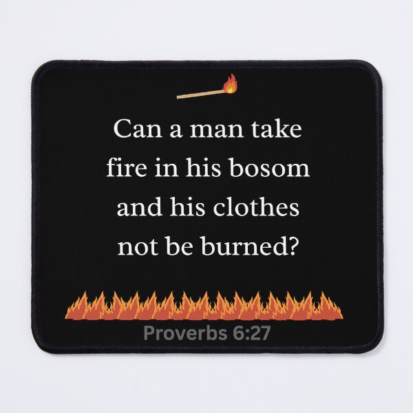 Item preview, Proverbs 6:27 designed and sold by Undonemadenew.