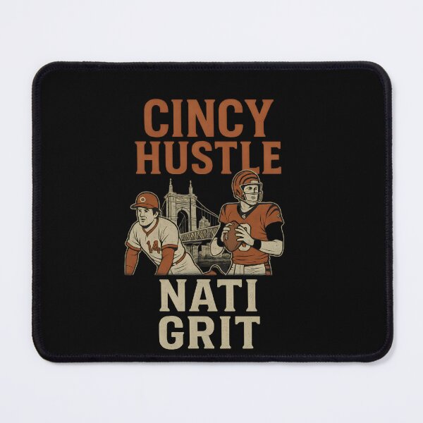 Item preview, Cincy hustle nati grit print designed and sold by RockyLambda.