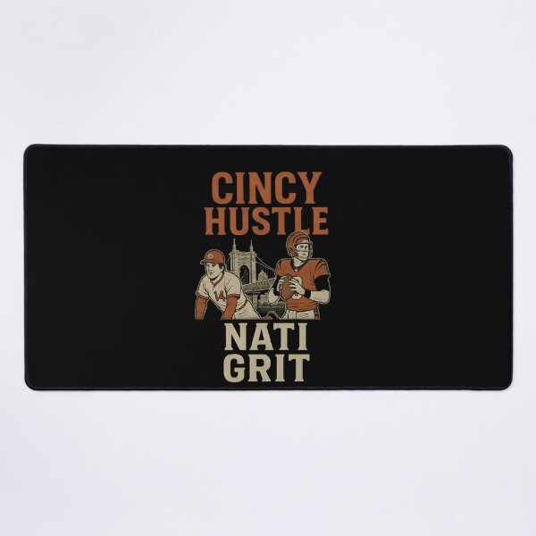 Item preview, Cincy hustle nati grit print designed and sold by RockyLambda.