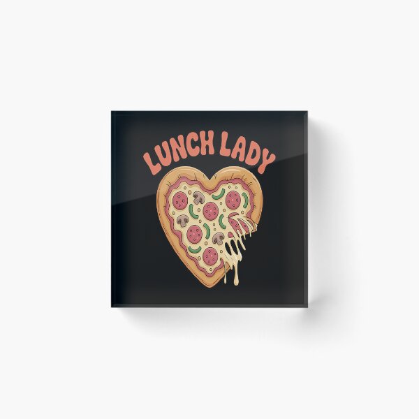 Artikelvorschau, Kantinenmitarbeiterin Pizza Heart entworfen und verkauft von NicolaMail.