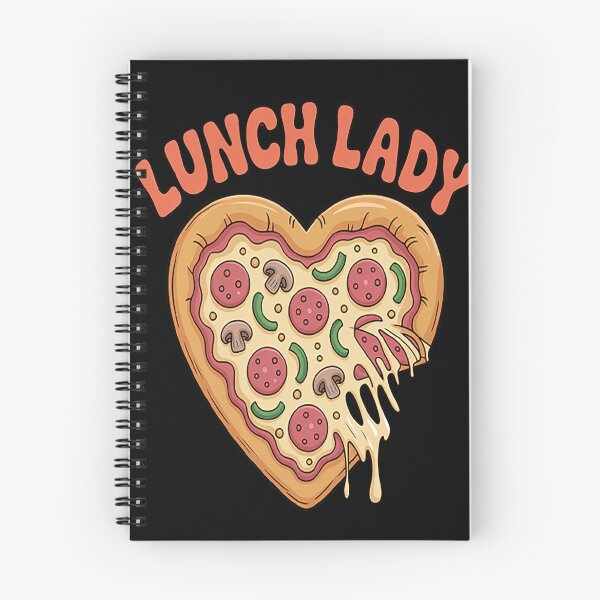 Item preview, Lunch Lady Pizza Heart School Cafeteria Worker  designed and sold by NicolaMail.