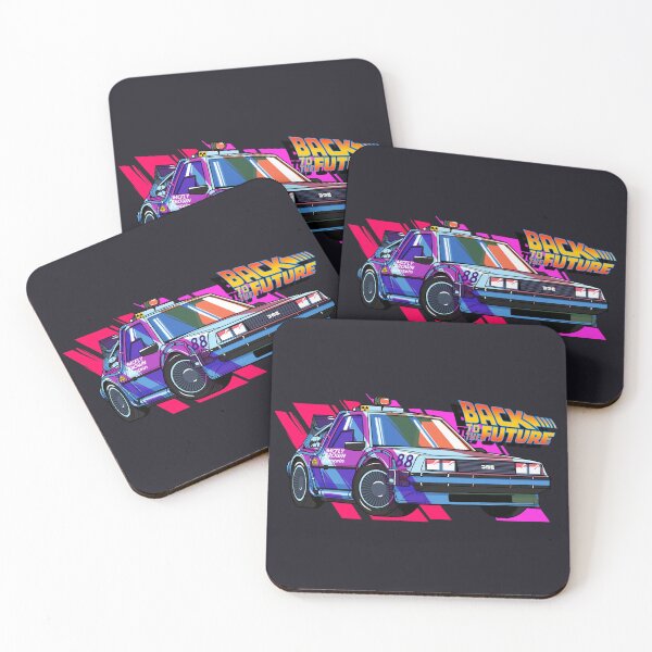 Item preview, Back to the Future Delorean cartoon car designed and sold by iannyuk.