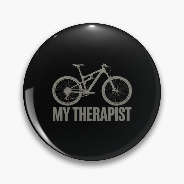 Item preview, Mountain Bike Bicycle My Therapist MTB Biking Therapy  designed and sold by MarkLeedsArt.
