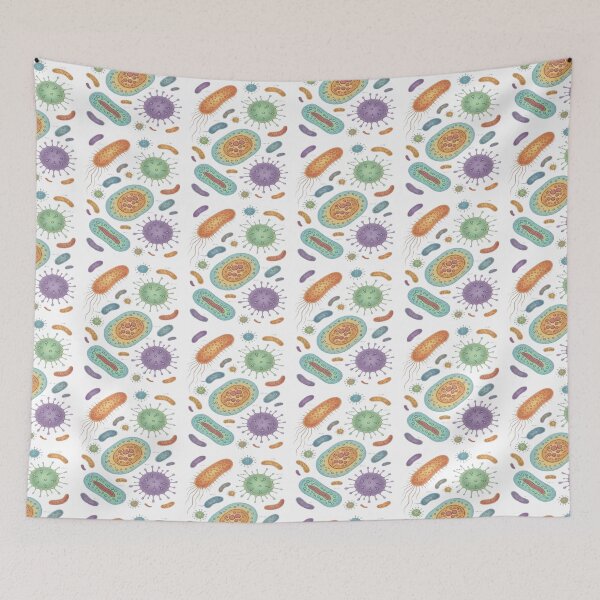 Item preview, Microbiology Art Design – Bacteria Cells Science Illustration designed and sold by so01.