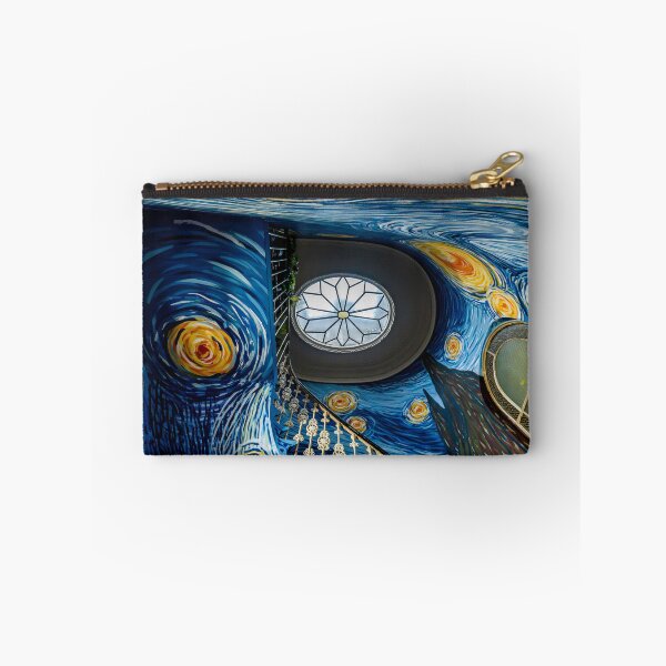 Item preview, Swirling Night Sky Stairwell With Glass Ceiling designed and sold by Rabee Khalil Photography.