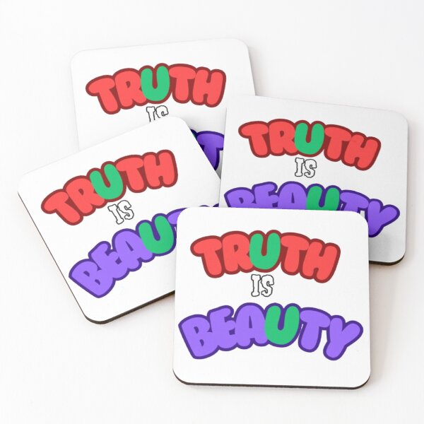Item preview, “Truth Is Beauty – Minimalist Inspirational Quote T-Shirt” designed and sold by rsuniquestyle.