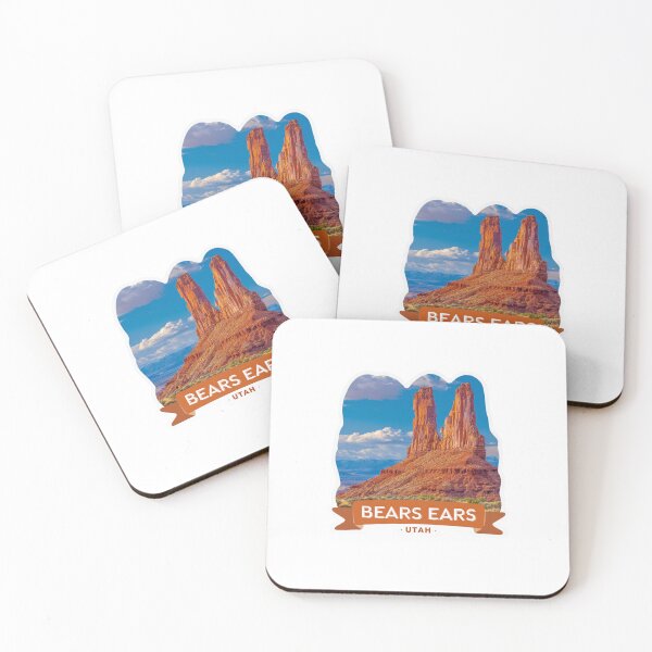 Item preview, Bears Ears National Monument Utah Red Rock Desert Travel Sticker designed and sold by Blurbean.