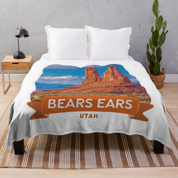 Item preview, Bears Ears National Monument Utah Red Rock Desert Travel Sticker designed and sold by Blurbean.