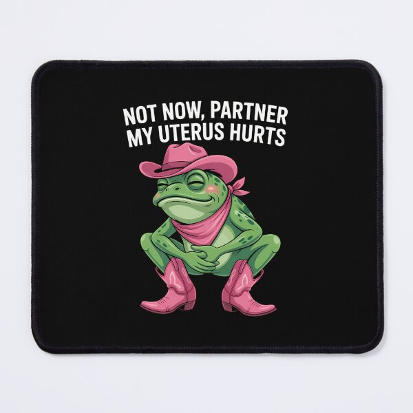 Item preview, Uterus Hurts Funny Endometriosis Frog Meme designed and sold by cosmicncozyS.