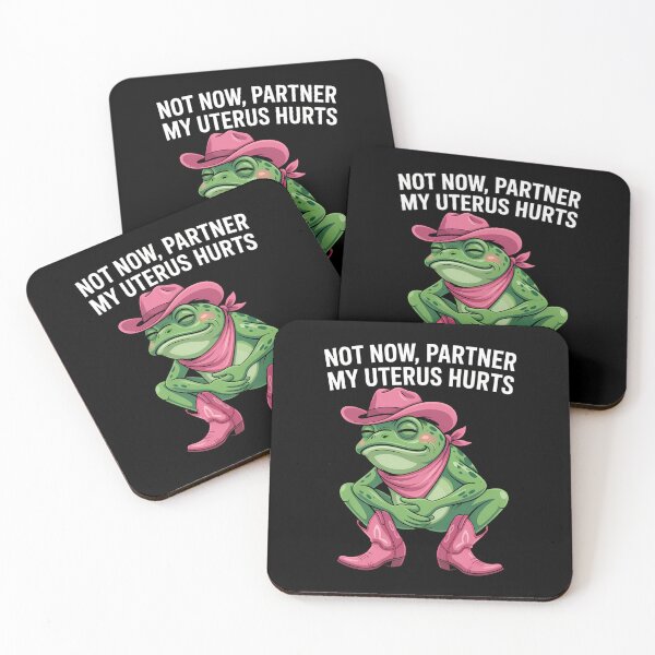 Item preview, Uterus Hurts Funny Endometriosis Frog Meme designed and sold by cosmicncozyS.