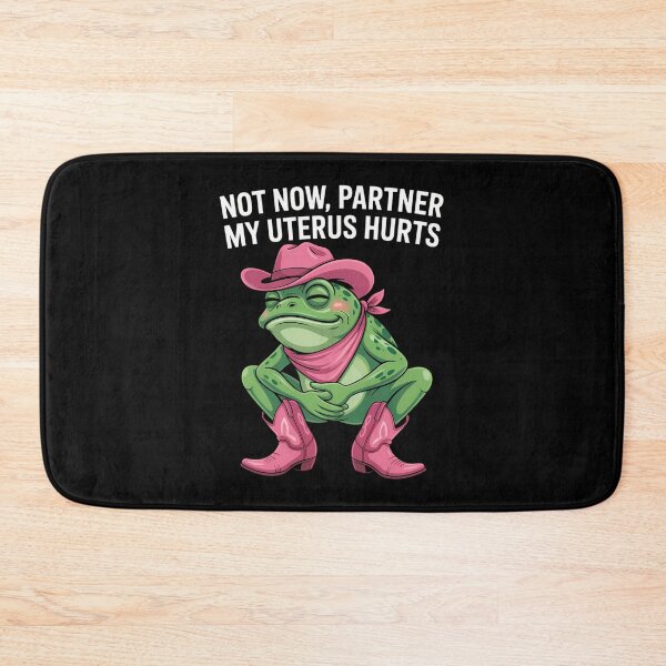 Item preview, Uterus Hurts Funny Endometriosis Frog Meme designed and sold by cosmicncozyS.