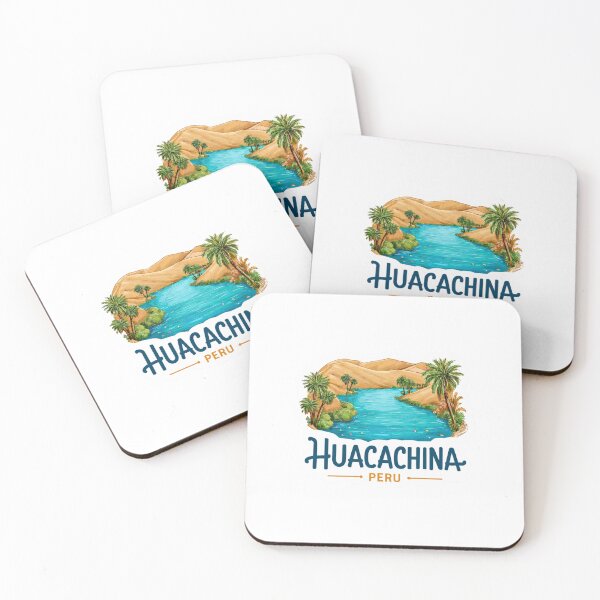 Item preview, Huacachina Desert Oasis Peru Palm Trees Sand Dunes Travel Sticker designed and sold by Blurbean.