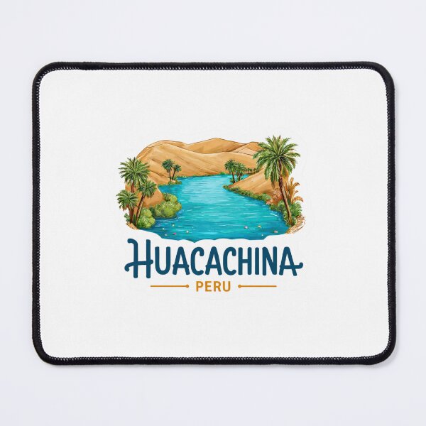 Item preview, Huacachina Desert Oasis Peru Palm Trees Sand Dunes Travel Sticker designed and sold by Blurbean.