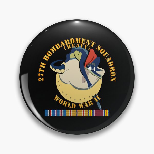 Item preview, AAC - 27th Bombardment Squadron - WWII w PAC SVC designed and sold by Military Insignia Products.