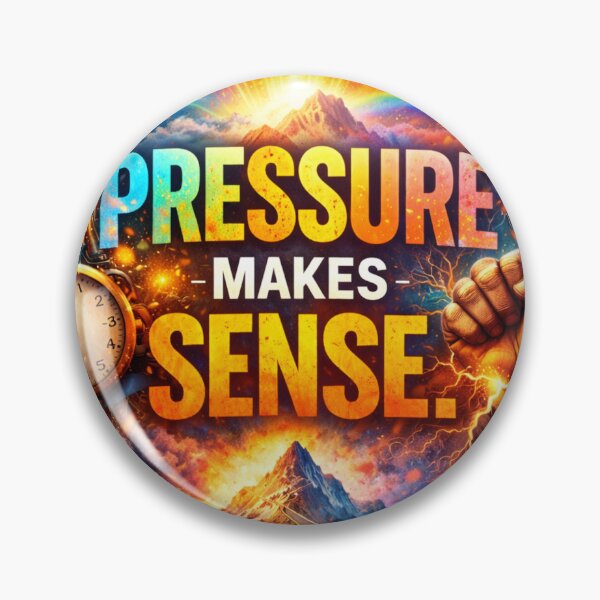 Item preview, pressure Makes Sense - Modern Motivation designed and sold by CzipipitoStudio.