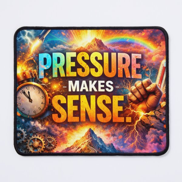 Item preview, pressure Makes Sense - Modern Motivation designed and sold by CzipipitoStudio.
