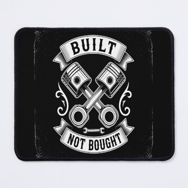 Item preview, Mechanic Pistons Car Guy Stuff Built Not Bought designed and sold by NicolaMail.