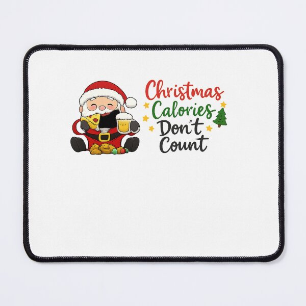 Item preview, Christmas Calories Don’t Count – Funny Holiday Food Humor Sticker designed and sold by Gurjeetpixelart.