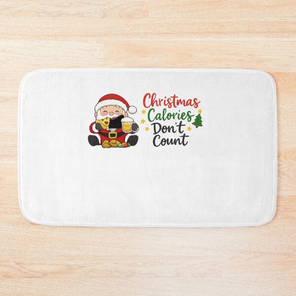 Item preview, Christmas Calories Don’t Count – Funny Holiday Food Humor Sticker designed and sold by Gurjeetpixelart.