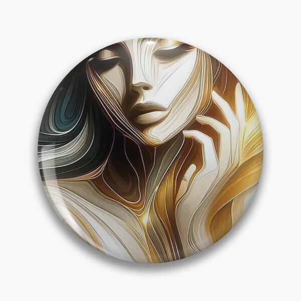 Item preview, Golden Flow of Feminine Energy – Lines of light between elegance, movement and cosmic depth designed and sold by FotoworldEdel.