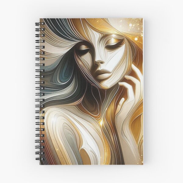 Item preview, Golden Flow of Feminine Energy – Lines of light between elegance, movement and cosmic depth designed and sold by FotoworldEdel.