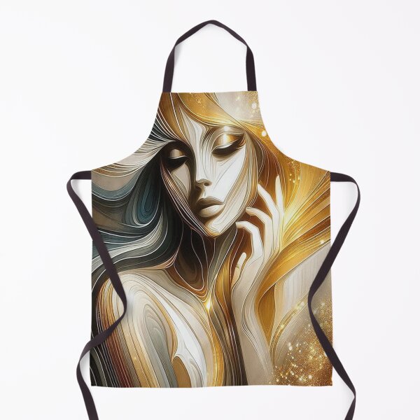 Item preview, Golden Flow of Feminine Energy – Lines of light between elegance, movement and cosmic depth designed and sold by FotoworldEdel.