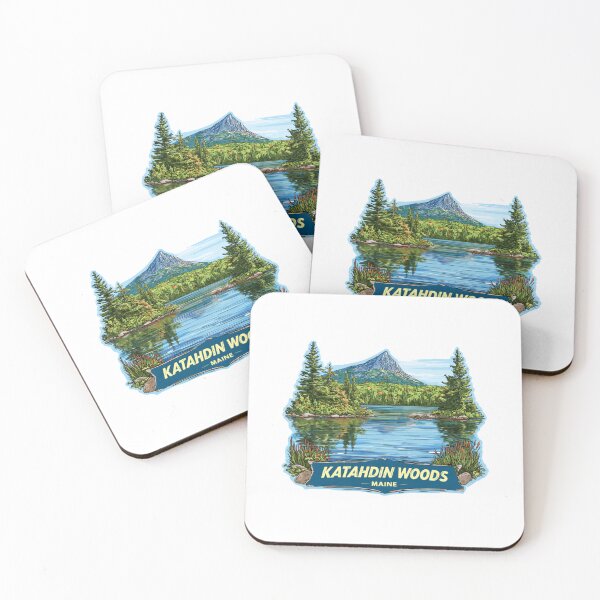 Item preview, Katahdin Woods Waters Maine National Monument Wilderness Travel Sticker designed and sold by Blurbean.