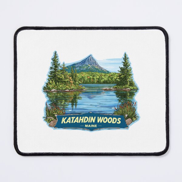 Item preview, Katahdin Woods Waters Maine National Monument Wilderness Travel Sticker designed and sold by Blurbean.