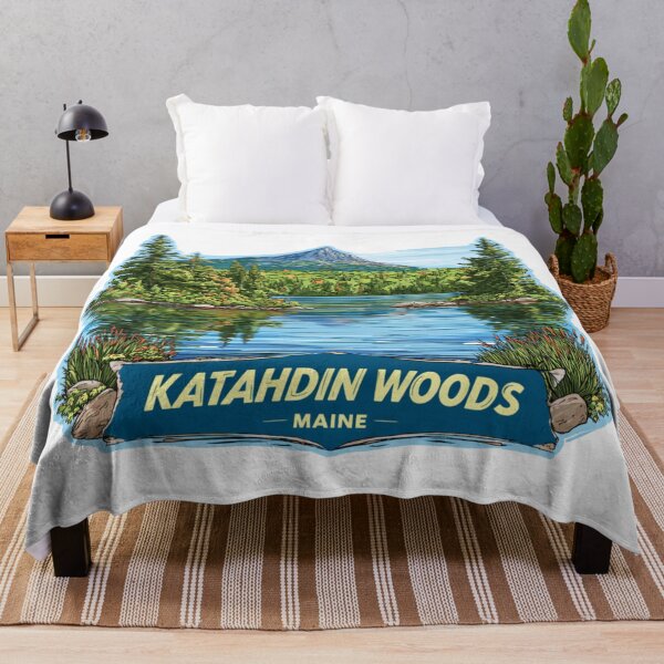 Item preview, Katahdin Woods Waters Maine National Monument Wilderness Travel Sticker designed and sold by Blurbean.