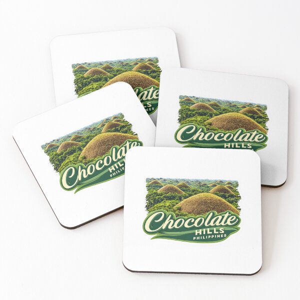 Item preview,  Chocolate Hills Bohol Philippines Unique Geological Wonder Travel Sticker designed and sold by Blurbean.