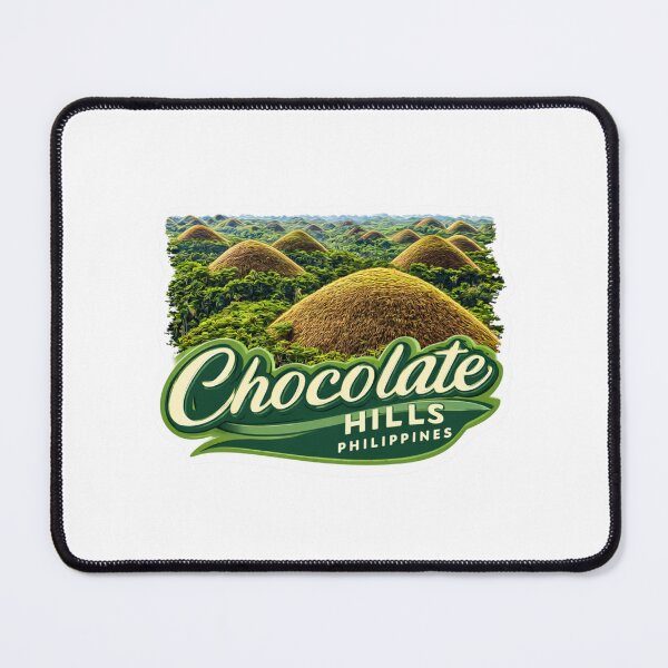Item preview, Chocolate Hills Bohol Philippines Unique Geological Wonder Travel Sticker designed and sold by Blurbean.