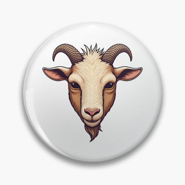 Item preview, Goat face designed and sold by PrintLabStudio.