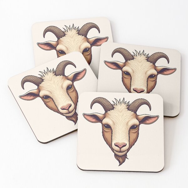 Item preview, Goat face designed and sold by PrintLabStudio.