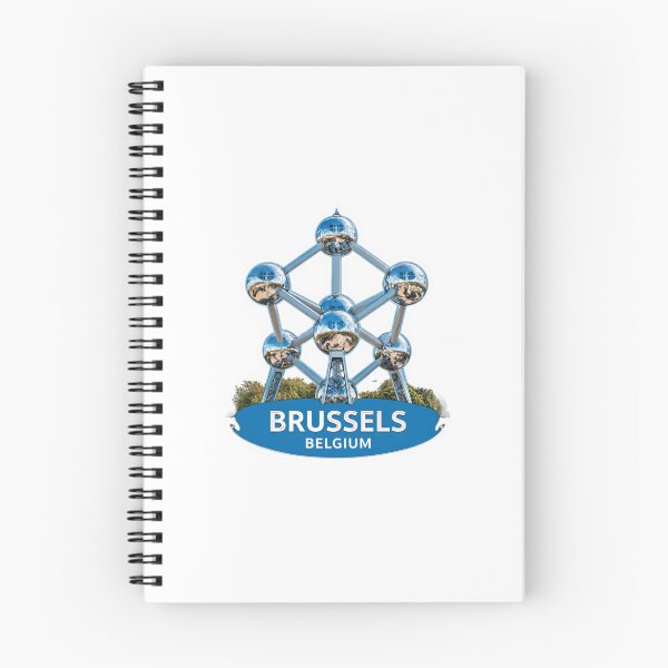 Item preview, Atomium Brussels Belgium Mid-Century Modern Architecture Travel Sticker designed and sold by Blurbean.