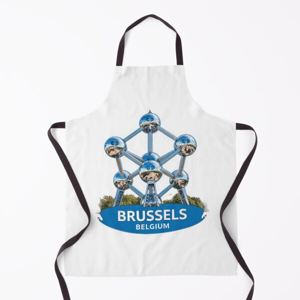 Item preview, Atomium Brussels Belgium Mid-Century Modern Architecture Travel Sticker designed and sold by Blurbean.