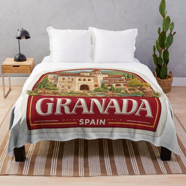 Item preview, Alhambra Palace Granada Spain Islamic Moorish Architecture Travel Sticker designed and sold by Blurbean.
