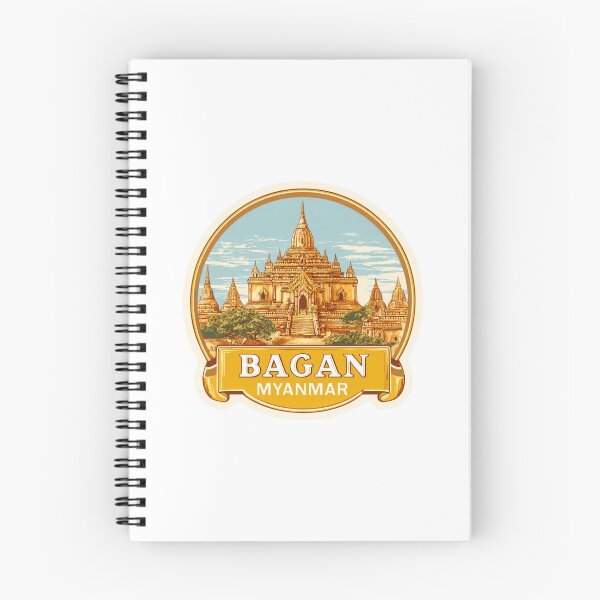 Item preview, Bagan Ancient Temple Complex Myanmar Buddhist Architecture Travel designed and sold by Blurbean.